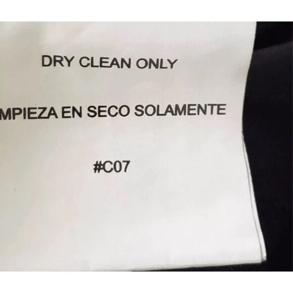 Black Beaded Shift Mini Dress Size S Sleeveless Night Out Lined Button Back - Picture 9 of 10